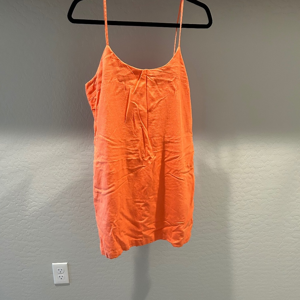 Orange dress